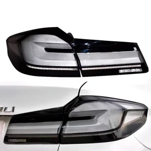 for BMW 5 Series G30 G38 Taillights Full LED Tail Lamps LCI Turn Signal Brake Rear Light