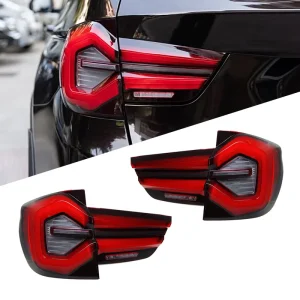 for BMW X3 Plug and Play Tail Lamp Assembly F25 Dynamic LED Brake and Steering Black New Condition 12V Voltage
