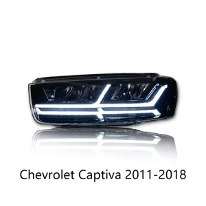 for Chevrolet Captiva Headlight Assembly Modified LED Daytime Running Lights Flowing Turn Signals