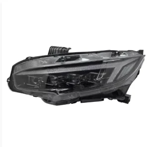 for Civic X 10th FC FK7 FK8 Auto Headlight LED New Upgrade Dynamic Light Assembly 5 Lens Accessories Front Car Lamps