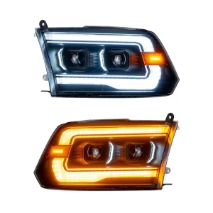 for Dodge RAM 1500 2500 3500 Headlight Retrofit Upgrade LED Headlamp Turn Signals Car Accessories