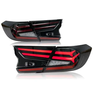for Honda Accord Taillights Assembly with Sequential Turning Signal Archaic LED Tail Lamps Car Light Accessories