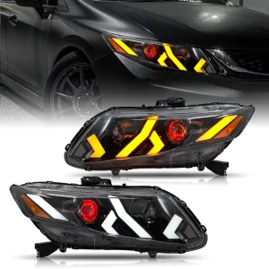 for Honda Civic LED Headlight 9th Gen for Style LED Headlight for Honda Civic