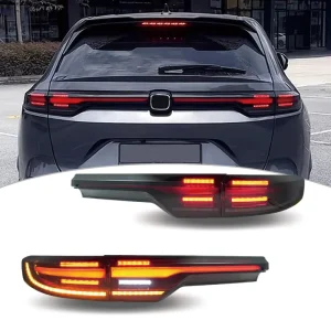 for Honda HR V Vezel Car Taillights Assembly Upgrade Porsche Style LED Dynamic Flashing Signal Light Tools Accessories