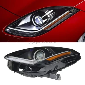 for Jaguar F TYPE Car Headlamp Assembly Halogen Xenon Replacement with LED Front Lighting