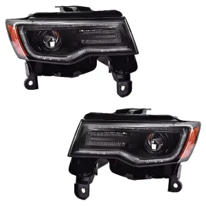 for Jeep Grand Cherokee WK2 Headlights LED Headlights Upgraded Head Lamp Light Assembly Front Light