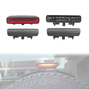 for Jeep Wrangler JL Rear High Mount Smoked Black 3rd LED Brake Light with Red Lens Car Accessories