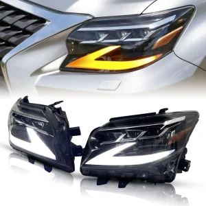 for Lexus GX400 GX460 X470 Auto LED Dynamic 3 Projector Lens Front Lamps Assembly Upgrade Car Headlights Accessories