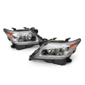 for Lexus LX570 Original Black Headlight Stable Illumination Auto Lighting Assembly
