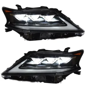 for Lexus RX Triple Beam LED Headlamp Upgrade Facelift Style Headlight Assembly DRL Sequential Turn Signal