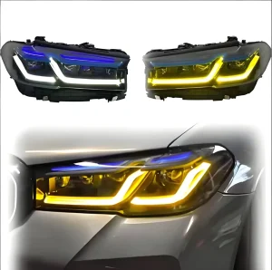 for M5 F90 5 Series G30 G38 6000K LED Headlights Plug Play Daytime Running Lights Dual-Color