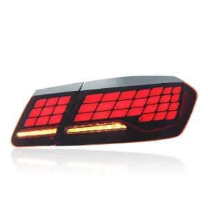 for Mercedes Benz E Class W212 E63 LED Tail Lights New ABS Clear Lens in Red 12V Rear Lights