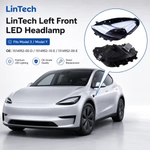for Model 3 Model Y Left Front LED Headlight 1514952 00 D 1514952 10 E 1514952 00 E OEM Standard Direct Replacement
