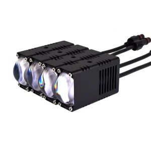 for Motorcycle Mini Driving Light Mini Projector Blue Lens Headlight LED Auxiliary Lights for Motorcycle of T1 Plus