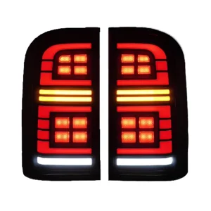 for Nissan Patrol Y61 Rear Lamp Red Tail Light LED Tail Lamps Upgrade Car Accessories Taillight Indictors