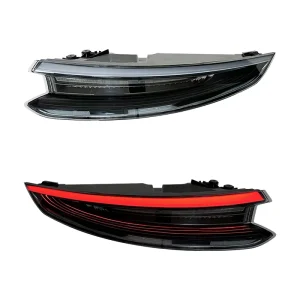 for Porsche 911 991.2 Led Tail Light Rear Lamp Upgrade Smoke Style Tail Lamp Turn Signal Lights Tail Light