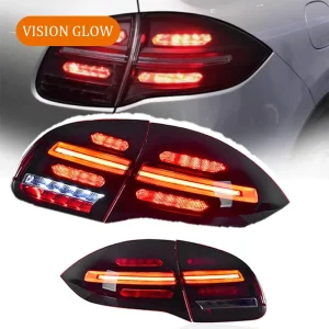 for Porsche Cayenne 958.1 Taillights Assembly Upgrade to 958.2 Dynamic LED Taillamps Rear Lights Signal Brake Light