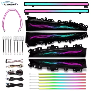 for Tesla Model Y Ambient Light Symphony Colorful Auto Trim Car Interior Dynamic Lighting Upgrade Accessories
