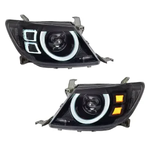 for Toyota Hilux VIGO LED Headlights Front Lights LED Headlight Car Accessories Head Lamp Assembly