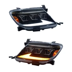 for Toyota Hilux VIGO Led Headlights Front Lamp Upgrade LED Headlight Car Accessories Head Lamp DRL
