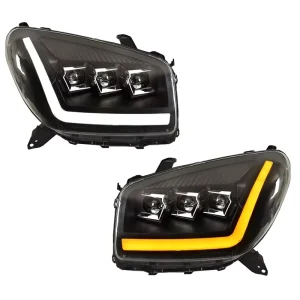 for Toyota RAV4 Car Accessories LED Headlights Head Lamp Upgrade LED Dual Lens Front Projectors Front Lamps