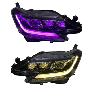 for Toyota Reiz Toyota Mark X Led Head Lamp Light Front Light Upgrade RGB Style LED Headlights Assembly