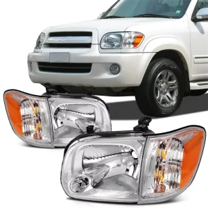 for Toyota Tundra Sequoia Halogen Driving Head Lamp Assembly 811500C030 TO2503158