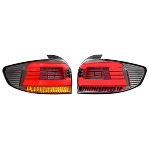 for Toyota Vios Car Accessories Tail Light Rear Lamp Full LED Stop Lamp Upgrade Taillamp LED Taillights