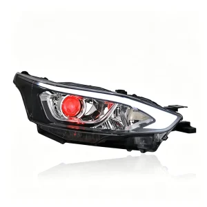 for Toyota Yaris L Headlight Assembly Modified LED Lens Daytime Running Lights
