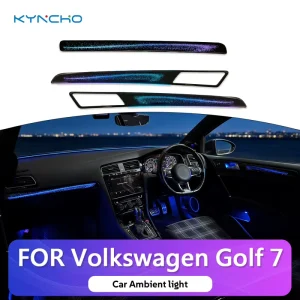 for VW Golf 7 Ambient Light Car Auto Interior Lighting LED Symphony 64 Color APP Screen Control 12V Invisible Design
