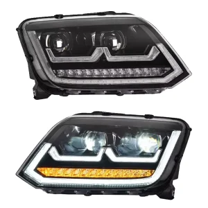 for Volkswagen Amarok Accessories Front Head Light Assembly Headlights Upgrade LED Headlamp DRL
