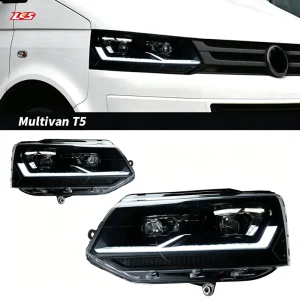for Volkswagen Caravelle Multivan T5 Led Headlight Assembly Projector Lens Drl Sequential Turn Signal Headlamp