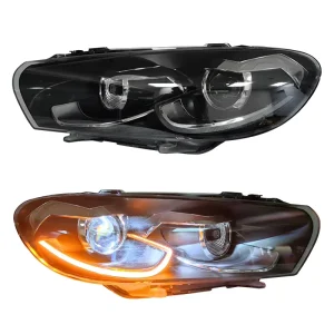 for Volkswagen Scirocco Headlights, Upgrade LED Head Light DRL Front Light