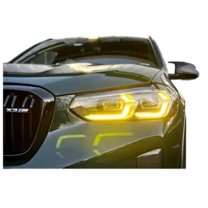 for X3 X4 MG01 G08 F97 F98 Yellow RGB Colorful Daytime Running Lights SJC Model 12V In Line