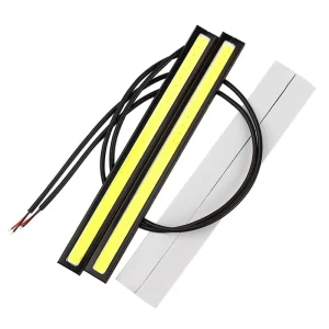 lkt 17厘米 COB LED DRL 驾驶日间行车灯条 12v 汽车防水汽车工作灯 汽车造型 led 灯